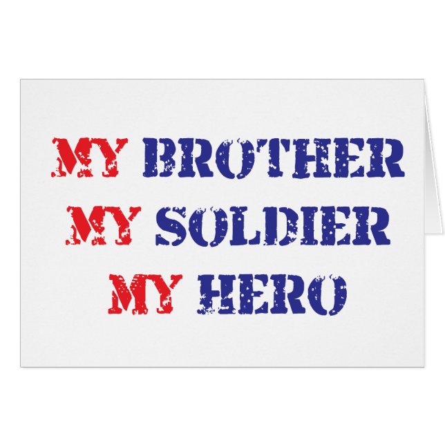 Mon frère, mon soldat, mon héros (Devant horizontal)