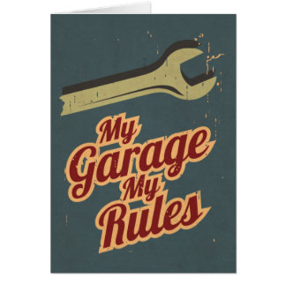 Mon garage mes règles