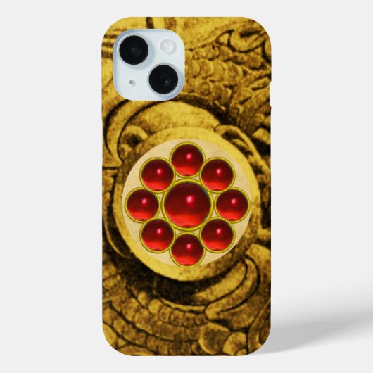 MON GEM rood Case-Mate iPhone Case (Achterkant)