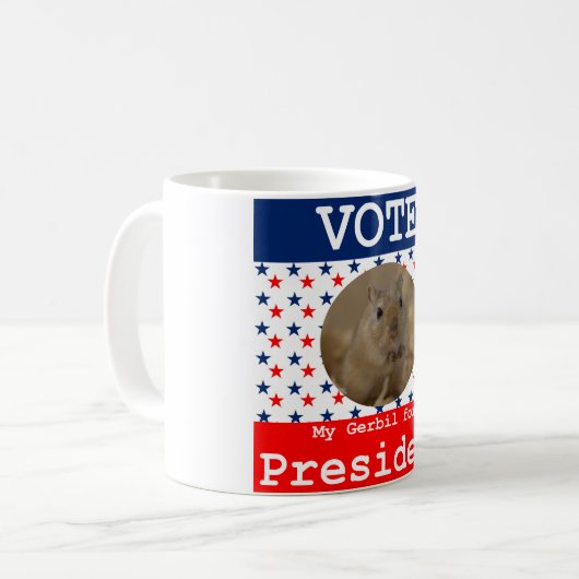 Mon Gerbil pour le président Mug (Devant gauche)