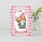 Mon Gnome Valentin - Carte Appartement Valentines (Debout devant)