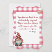 Mon Gnome Valentin - Carte Appartement Valentines (Dos)