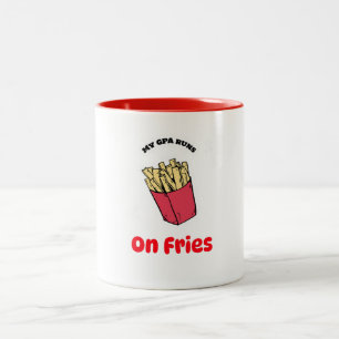 Mon GPA tourne sur Fries-school lunch break Mug