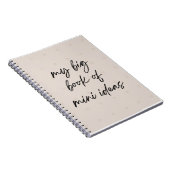 "Mon grand livre de mini-ides" (Côté Droit)