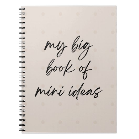 "Mon grand livre de mini-ides" (Devant)