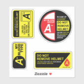 Mon groupe sanguin A Stickers Pack (Feuille)