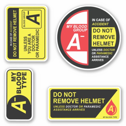 Mon groupe sanguin A Stickers Pack (Devant)
