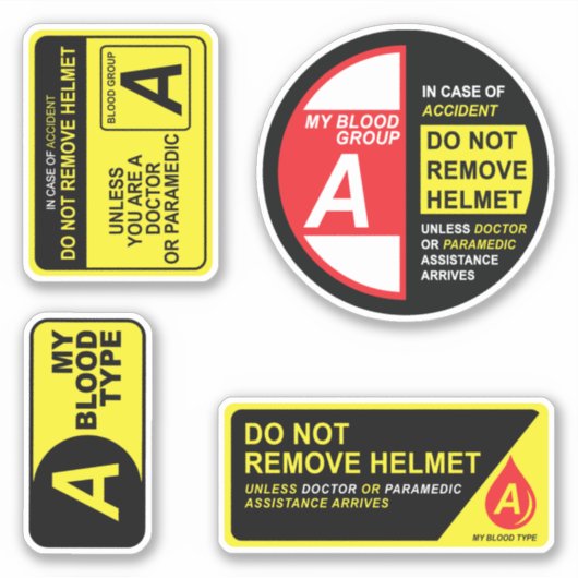 Mon groupe sanguin A Stickers Pack (Devant)