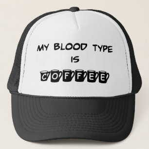 Mon groupe sanguin est casquette de café