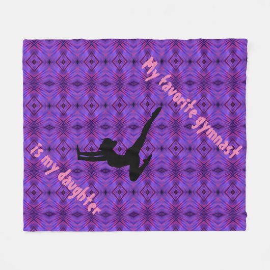 Mon gymnaste préféré est ma couverture fille (Devant (Horizontal))