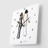 Mon horloge murale Art Carré (Angle)