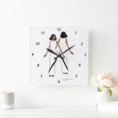 Mon horloge murale Art Carré (Maison)