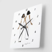 Mon horloge murale Art Carré (Angle)