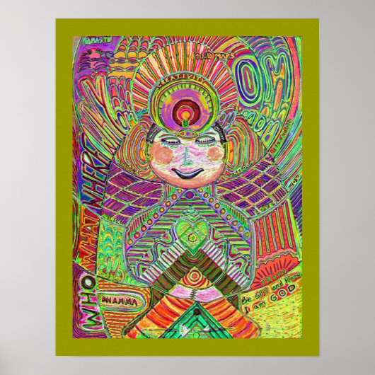 Mon intérieur Etre Mind Carte Poster (Devant)