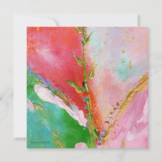 mon invitation coeur (Devant)