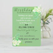 Mon invitation d'anniversaire (Debout devant)