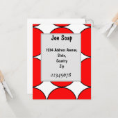 Mon invitation Joe Soapy (Devant/Arrière en situation)