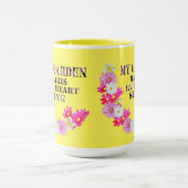 Mon Jardin Fait Chanter Mon Coeur, Mug De Café (Centre)