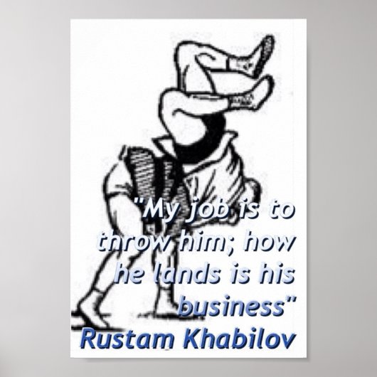 Mon job est to throw him poster (Devant)