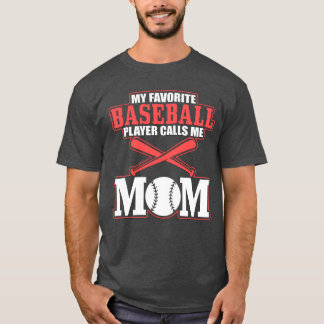 Mon joueur favori de baseball m'appelle t-shirt po
