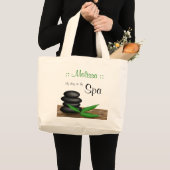 "Mon jour au spa" a personnalisé le sac (Devant (produit))