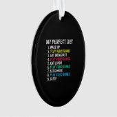 Mon Jour Parfait Jeux Vidéo Jeu Amusant Grand-fils (devant)