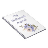 Mon Journal de déploiement avec des fleurs violett (Côté Droit)