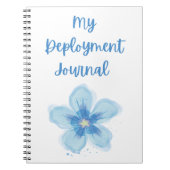 Mon Journal De Déploiement Avec Fleur Bleue (Devant)
