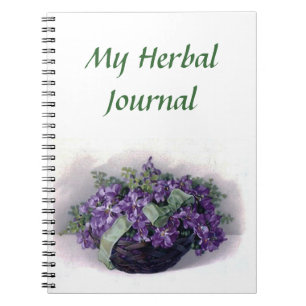 Mon journal de fines herbes - violettes vintages