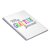 Mon journal de gratitude (Côté Droit)