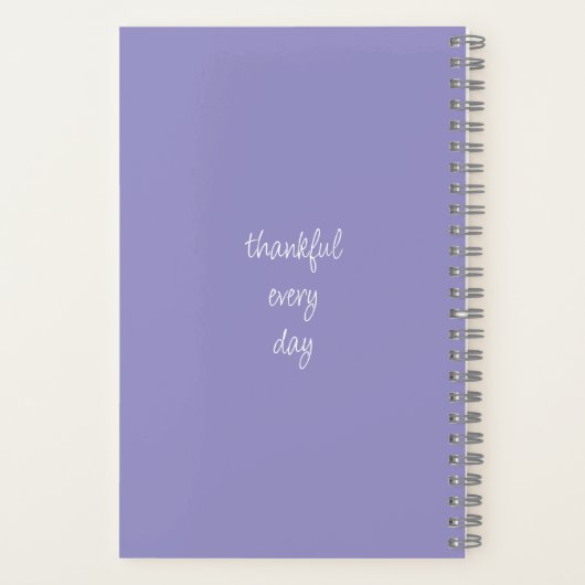 Mon Journal de Gratitude | Carnet spiral d'Hydrang (Verso)