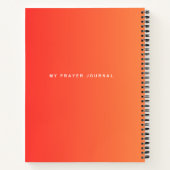 Mon Journal de prière (Dos)