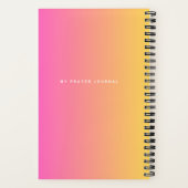 Mon Journal de Prière (Verso)