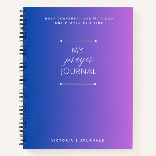 Mon journal de prières (Devant)