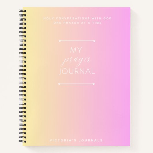 Mon journal de prières (Devant)