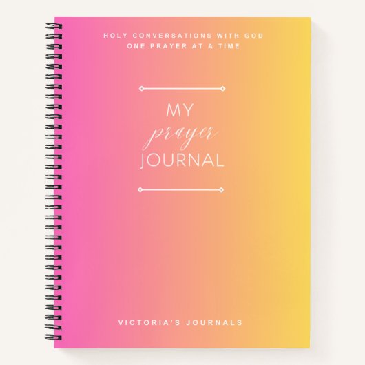 Mon journal de prières (Devant)
