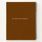 Mon journal de prières (Dos)