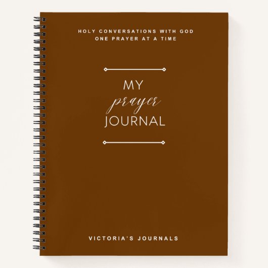 Mon journal de prières (Devant)