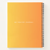 Mon journal de prières (Dos)