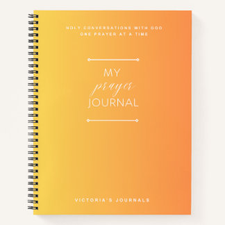 Mon journal de prières