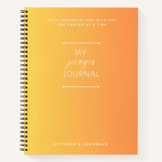 Mon journal de prières (Devant)