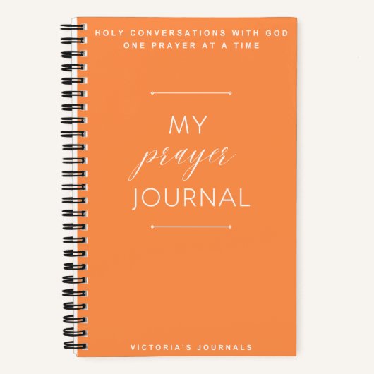 Mon journal de prières (Recto)