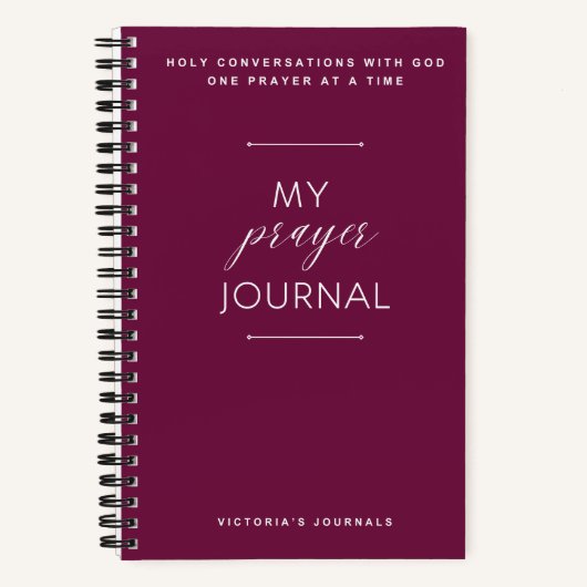 Mon journal de prières (Recto)