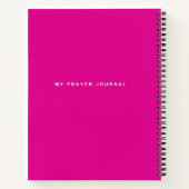 Mon journal de prières (Dos)