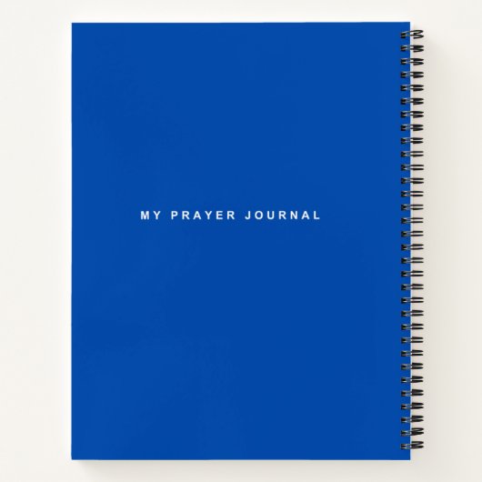 Mon journal de prières (Dos)