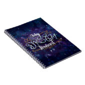 Mon Journal de Rêves Cœurs Indigo Violet & Étoile (Côté Droit)