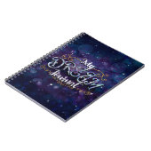 Mon Journal de Rêves Cœurs Indigo Violet & Étoile (Côté gauche)