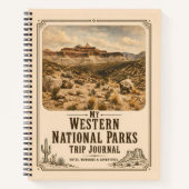Mon Journal de Road Trip dans les Parcs Nationaux (Devant)