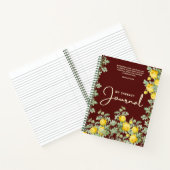 Mon Journal du Sabbat | Dessin de Floral et Écritu (Intérieur)