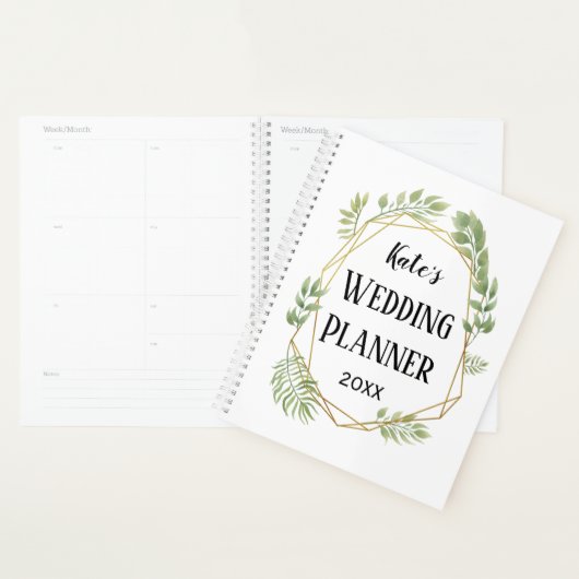 Mon journal organisateur Wedding planner Crystal L (Devant avec enveloppe)